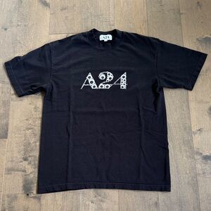 A24 Shirt Movie Promo Everything Everywhere All At Once Googly Eye Puff Black M